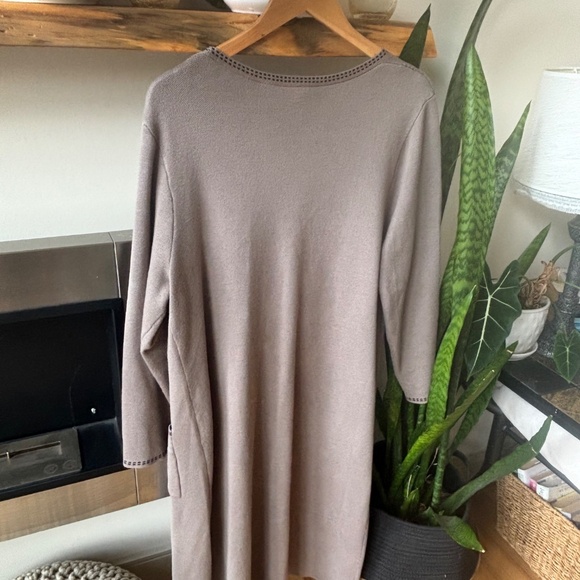 Nina Leonard Duster Cardigan - Picture 7 of 7